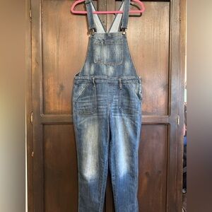 GAP Classic Blue Denim Overalls Size Medium women’s size 10 Equestrian Country